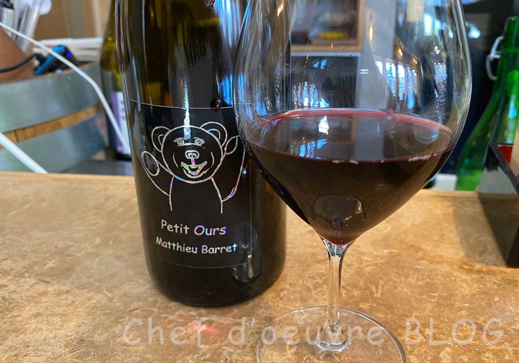 フランスの赤ワイン　マチュバレー　プチウルス　シラー　Petit Ours Matthieu Barret Syrah